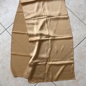 Sonia Rykiel Gold Silk Scarf 🧣